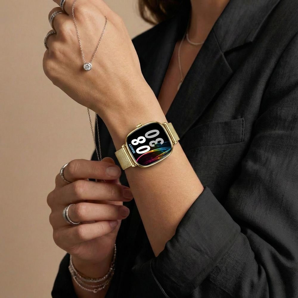 Smartwatch Gravity Złoty Bransoleta + Pasek GT32-2 – zdjęcie 2