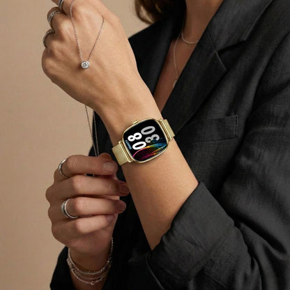 Smartwatch Gravity Złoty Bransoleta + Pasek GT32-2 – zdjęcie 2