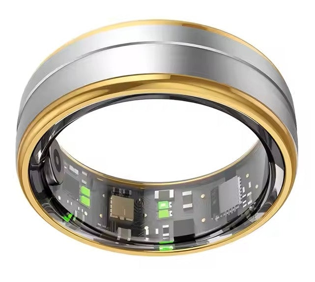 Smart Ring RUBICON R6 Gold/Silver SIZE-11(US) SMARUB327 – zdjęcie 2