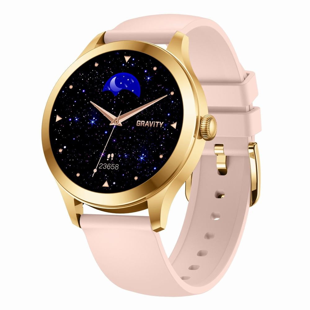 Smartwatch Gravity Różowo Złoty 2 Paski GT25-1 PRO – zdjęcie 2
