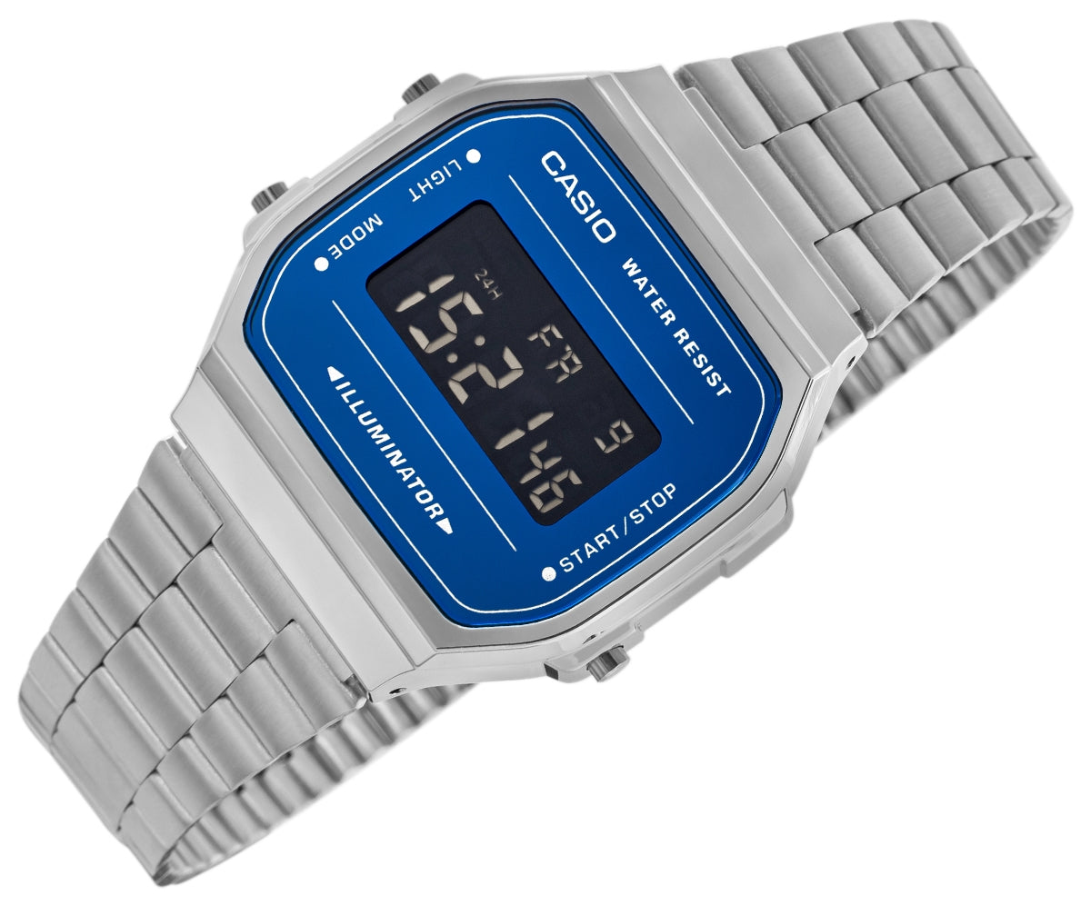 Zegarek Męski CASIO VINTAGE A168WEM-2BEF + BOX – zdjęcie 2