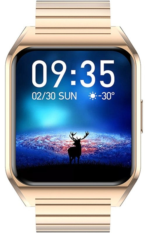 Smartwatch Damski RUBICON RNCE89 Gold Rose SMARUB163 – zdjęcie 2