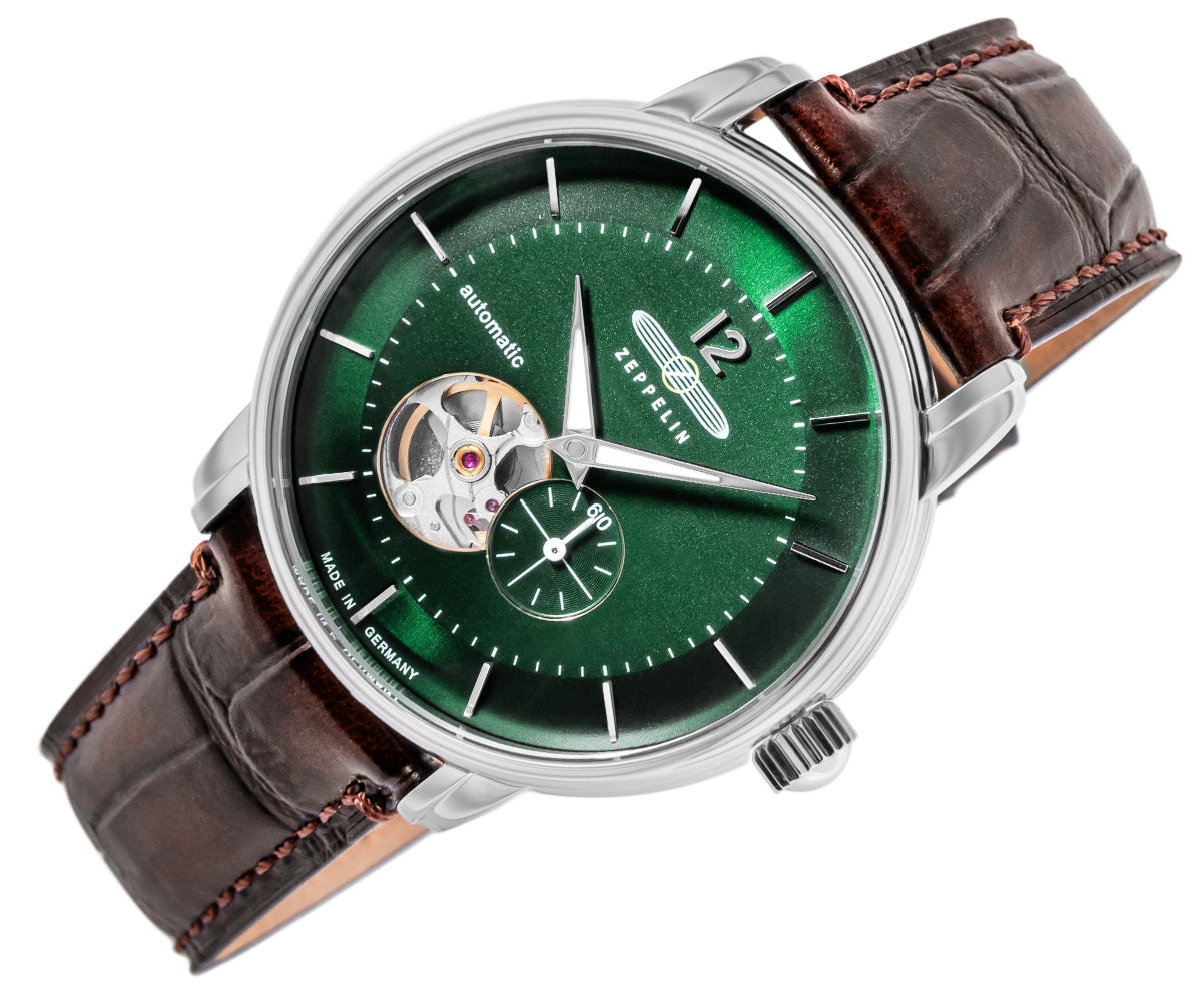 Zegarek Męski ZEPPELIN LZ120 Open Heart Automatic 8166-4 + BOX – zdjęcie 2