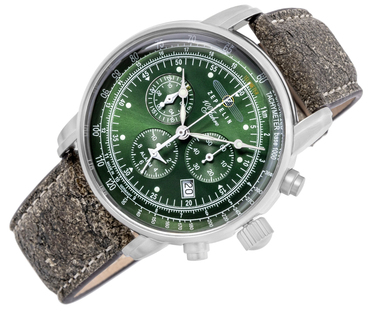 Zegarek Męski ZEPPELIN 100 Jahre Chronograph 8680-4 + BOX – zdjęcie 2