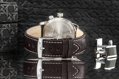 Zegarek Męski ZEPPELIN LZ127 Graf Zeppelin Dual Time 7644-5 + BOX – zdjęcie 2