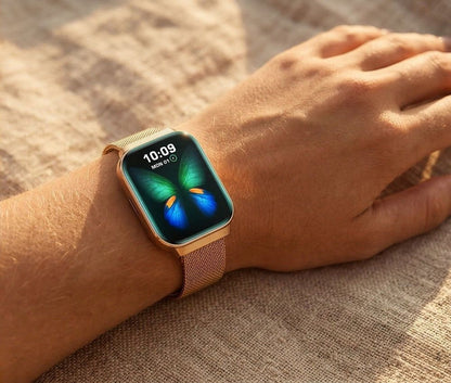 Smartwatch Gravity Różowe Złoto Pasek + Bransoleta GT44-2 – zdjęcie 2