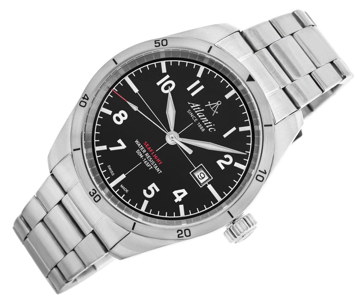 Zegarek Męski Atlantic Seaflight 70356.41.65 + BOX – zdjęcie 2