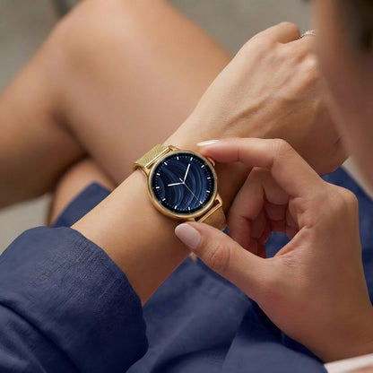 Smartwatch Gravity Złoty Bransoleta + Pasek GT33-2 – zdjęcie 2