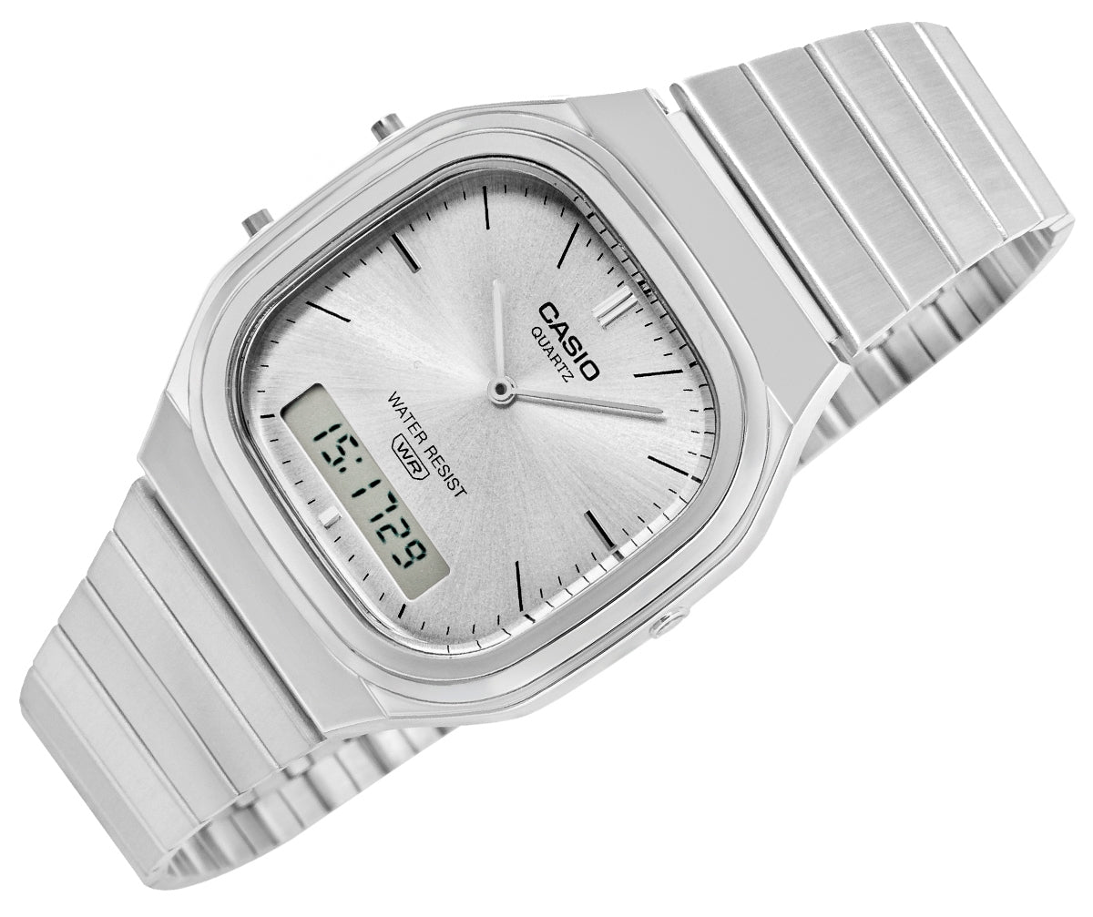 Zegarek Męski CASIO VINTAGE AQ-240E-7AEF + BOX – zdjęcie 2
