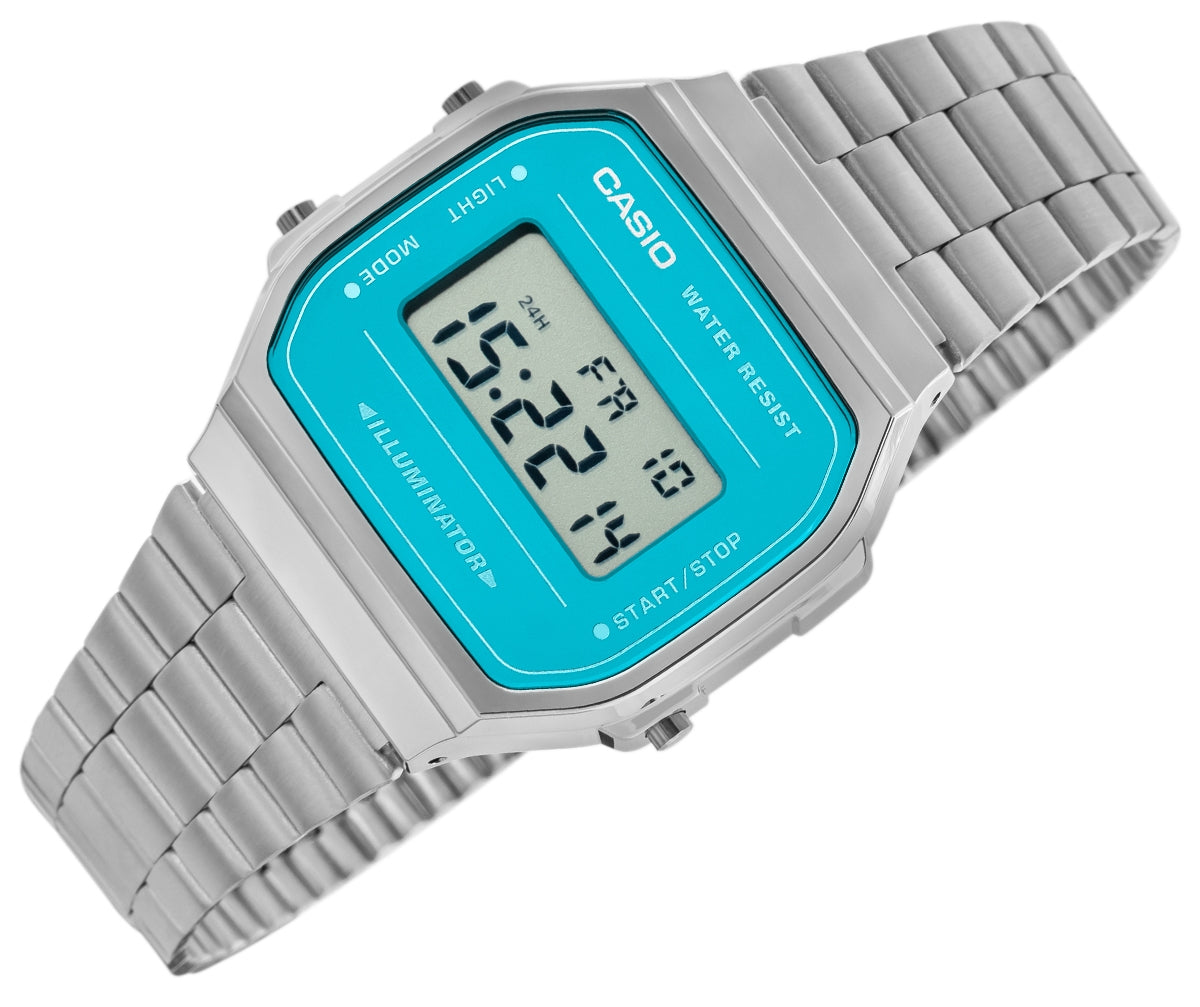 Zegarek Męski CASIO VINTAGE A168WEM-2EF + BOX – zdjęcie 2