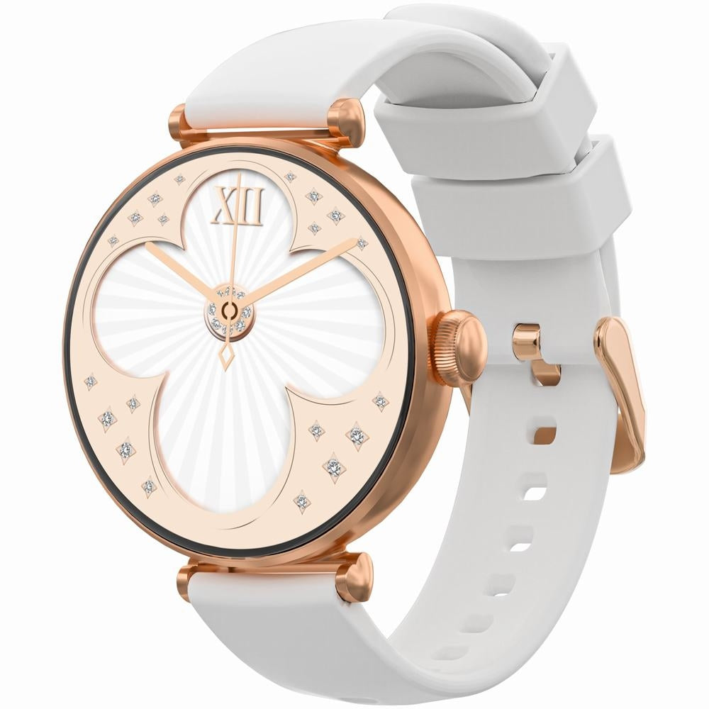 Smartwatch Gravity Różowe Złoto Biały 2 Paski GT26-2 – zdjęcie 2