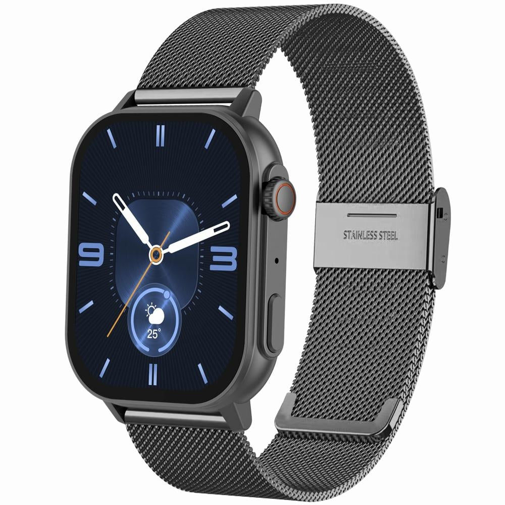 Smartwatch Gravity GT15-4 Niebieski Pasek Silikonowy + Tytanowa Bransoleta – zdjęcie 2