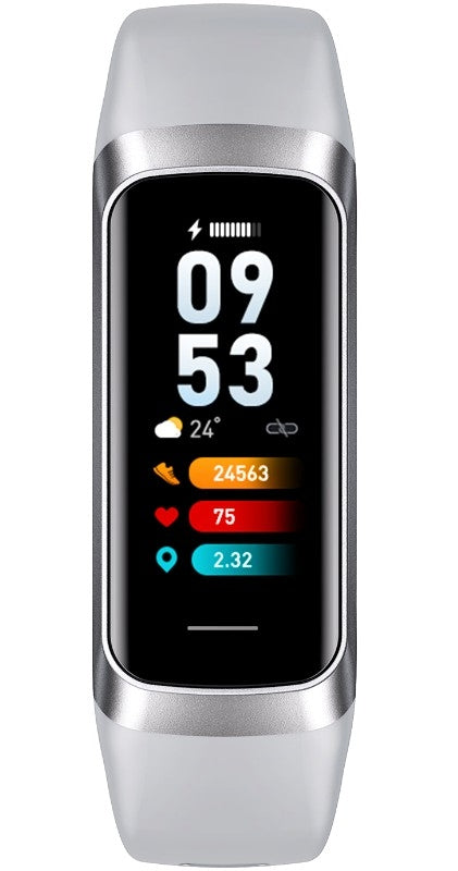 Smartband Damski RUBICON RNCF05 Silver/Grey SMARUB213 – zdjęcie 2