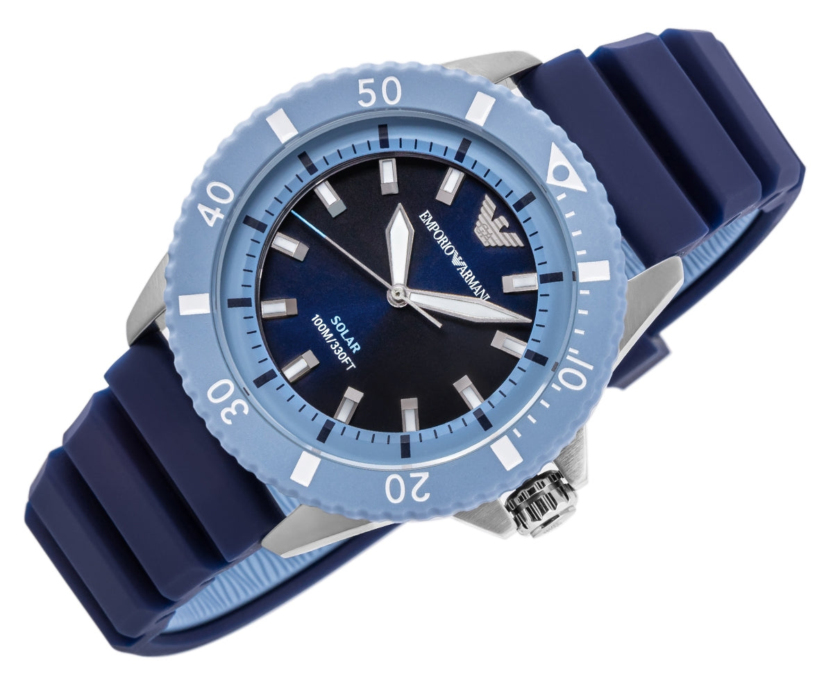 Zegarek Męski EMPORIO ARMANI World Explorer Solar AR11785 + BOX – zdjęcie 2