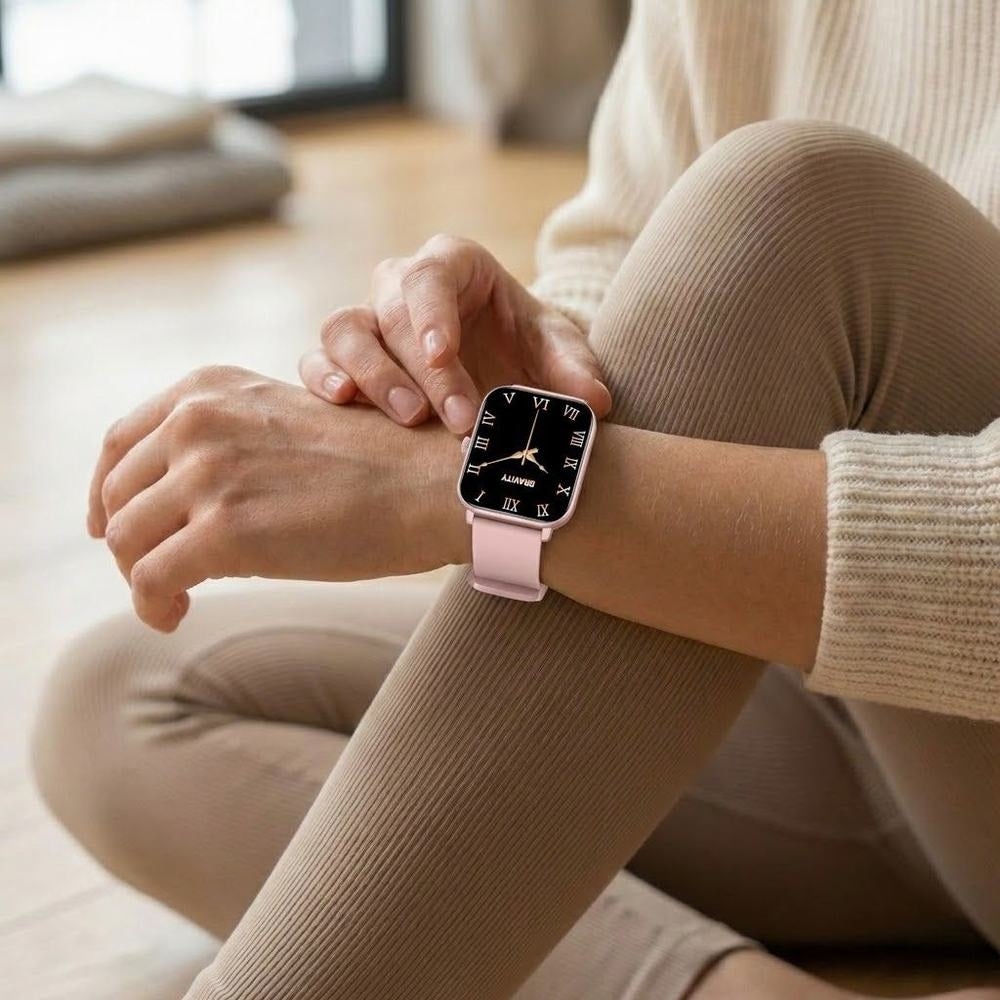 Smartwatch Gravity Różowe Złoto Różowy GT36-1 – zdjęcie 2