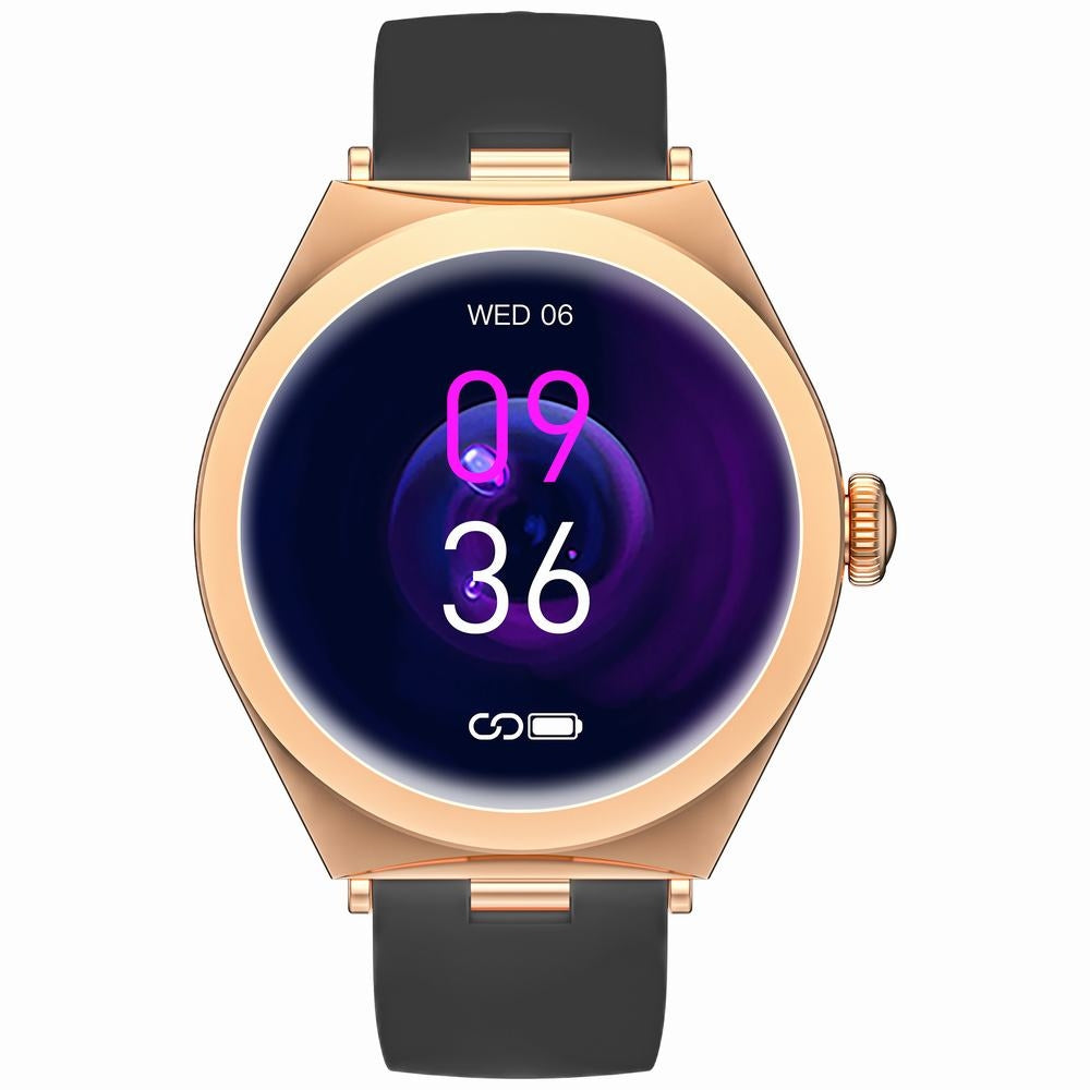 Smartwatch Gravity Różowe Złoto Czarny GT25-3 – zdjęcie 2