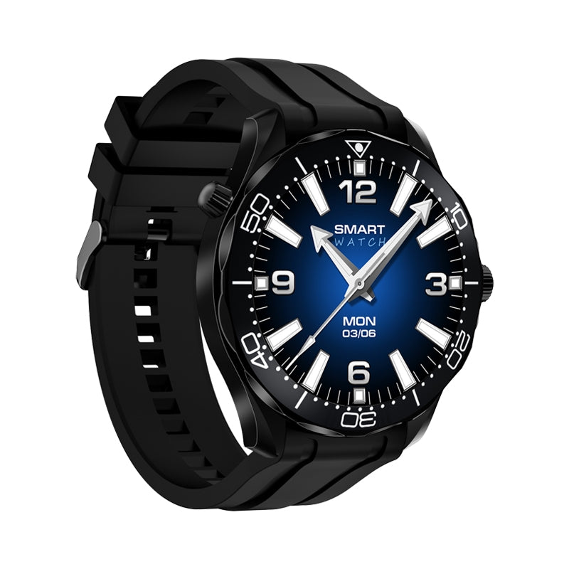 Smartwatch VELTORI VT150-1 Czarny Pasek Silikonowy + Czarna Bransoleta – zdjęcie 5