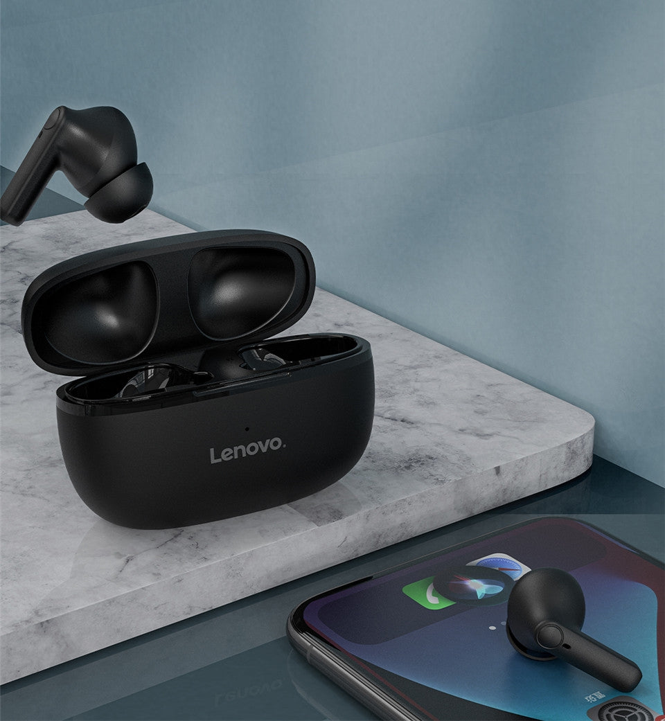 Słuchawki bezprzewodowe douszne LENOVO HT05 Czarne – zdjęcie 6