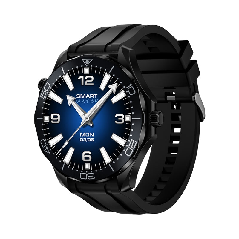 Smartwatch VELTORI VT150-1 Czarny Pasek Silikonowy + Czarna Bransoleta – zdjęcie 6