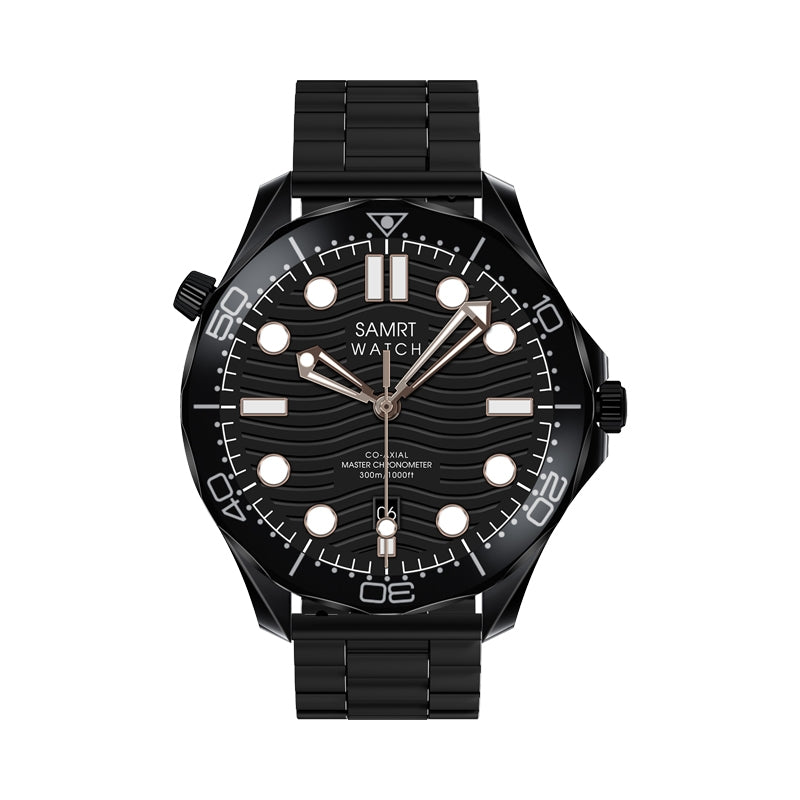 Smartwatch VELTORI VT150-1 Czarny Pasek Silikonowy + Czarna Bransoleta – zdjęcie 7