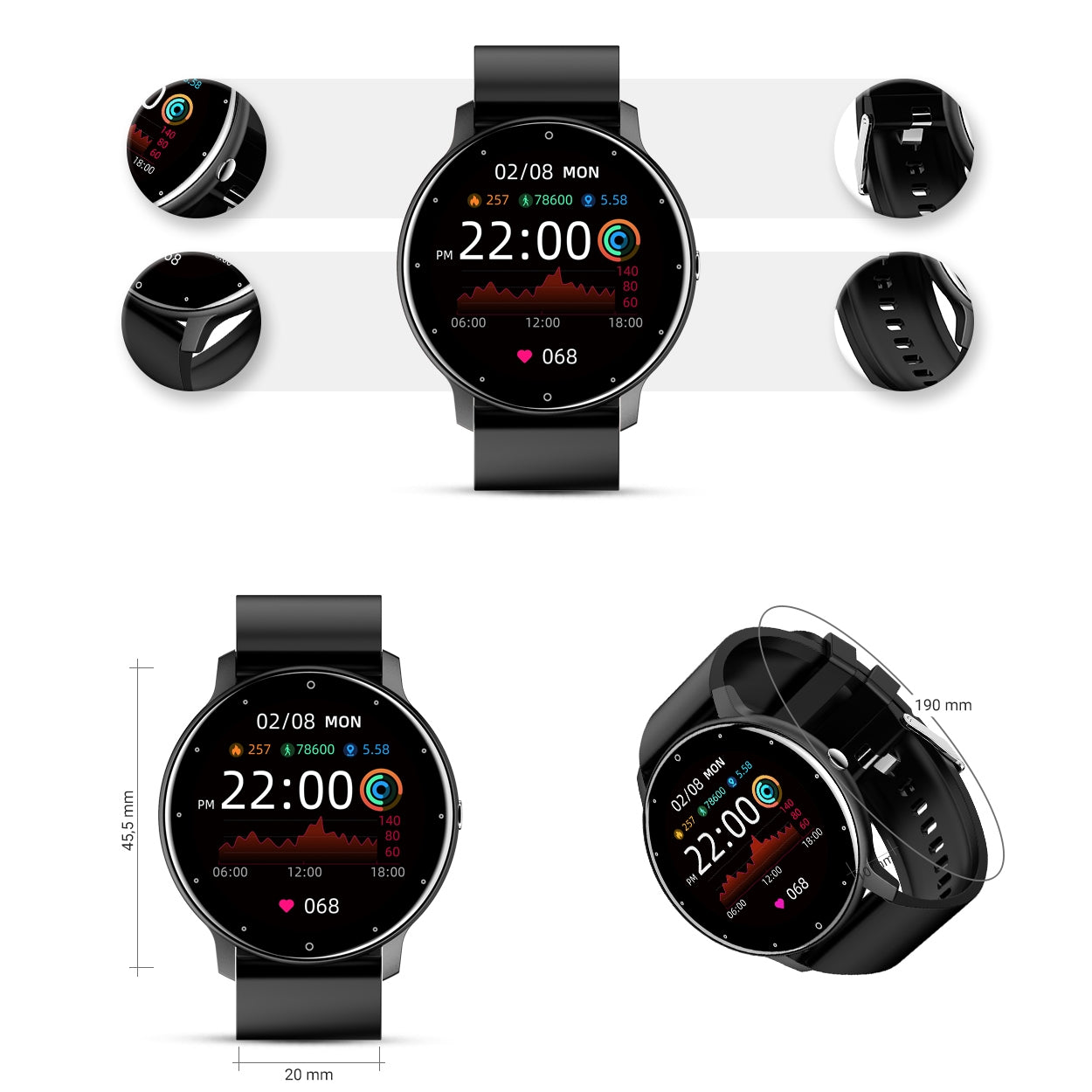 Smartwatch Damski Gravity GT1-3 – zdjęcie 7