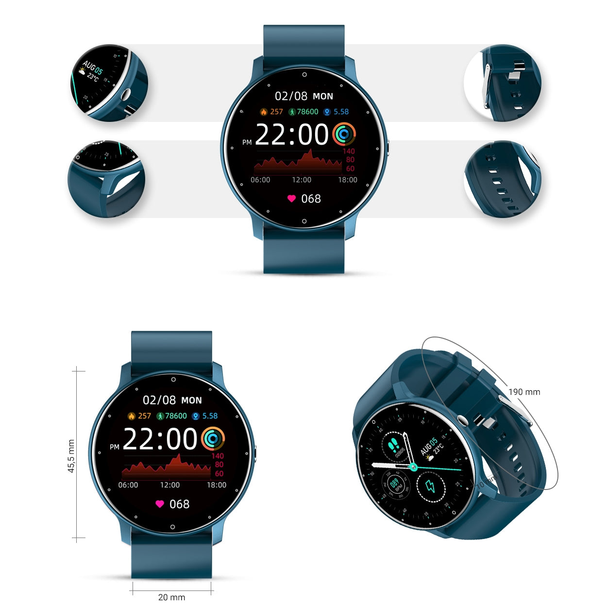 Smartwatch Damski Gravity GT1-5 – zdjęcie 7