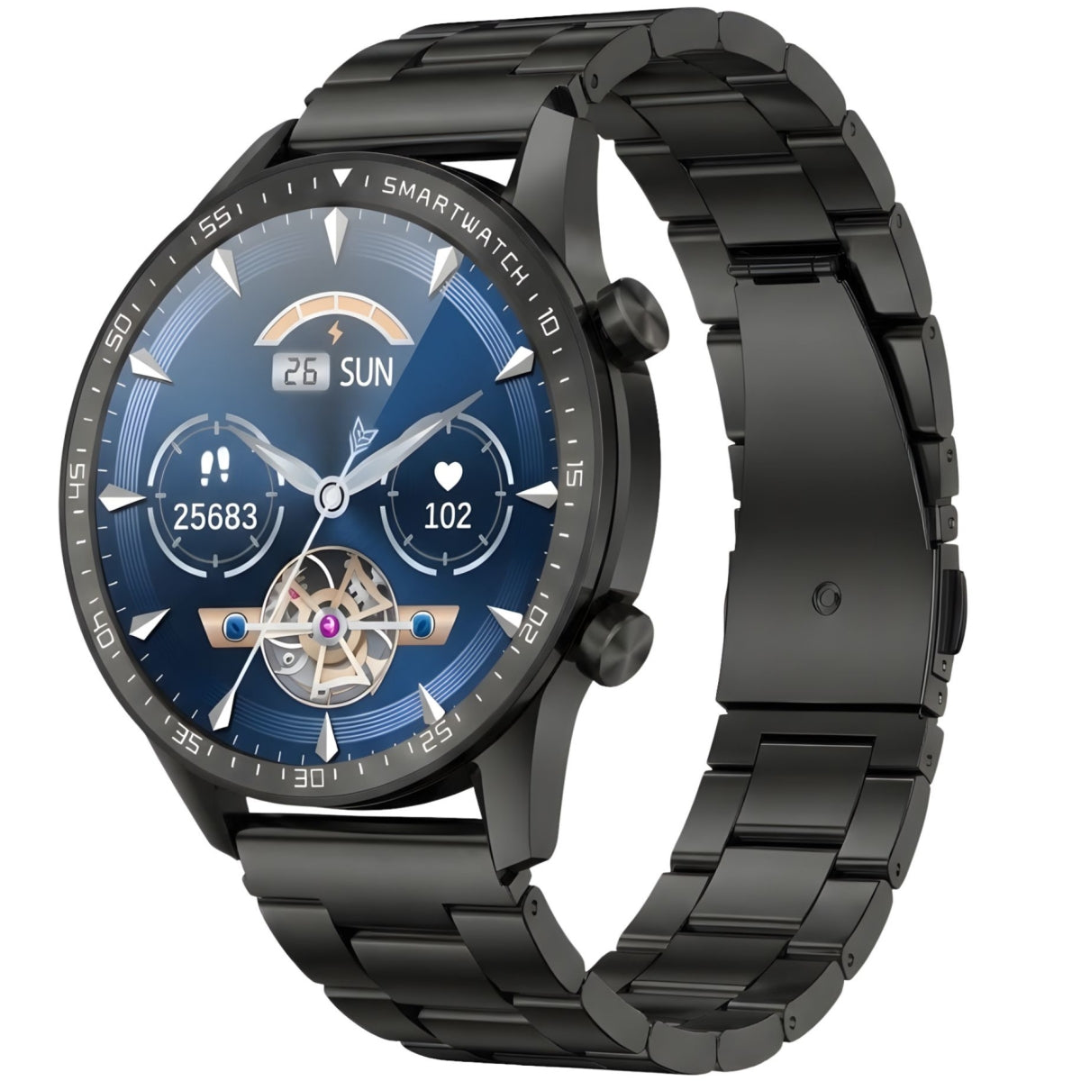 Smartwatch Gravity Czarny Bransoleta i Pasek GT10-1 – zdjęcie 6