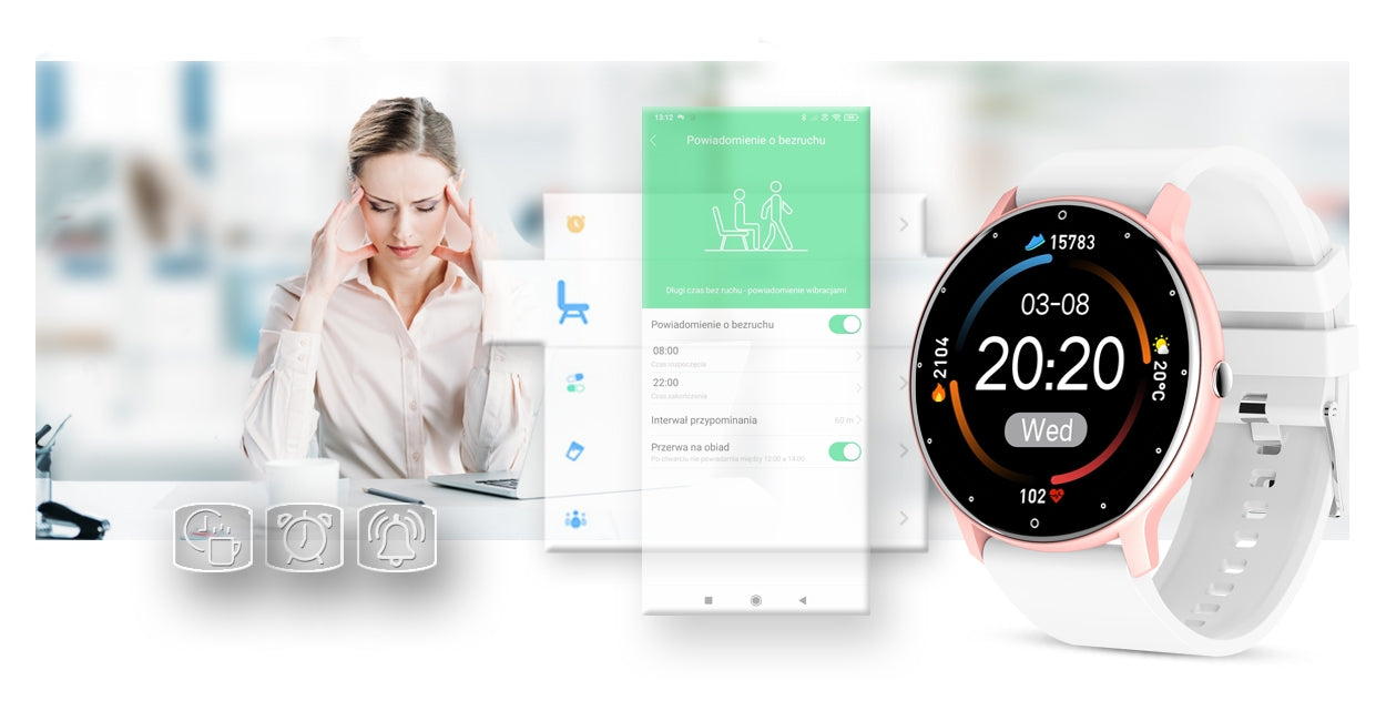 Smartwatch Damski Gravity GT1-7 – zdjęcie 15