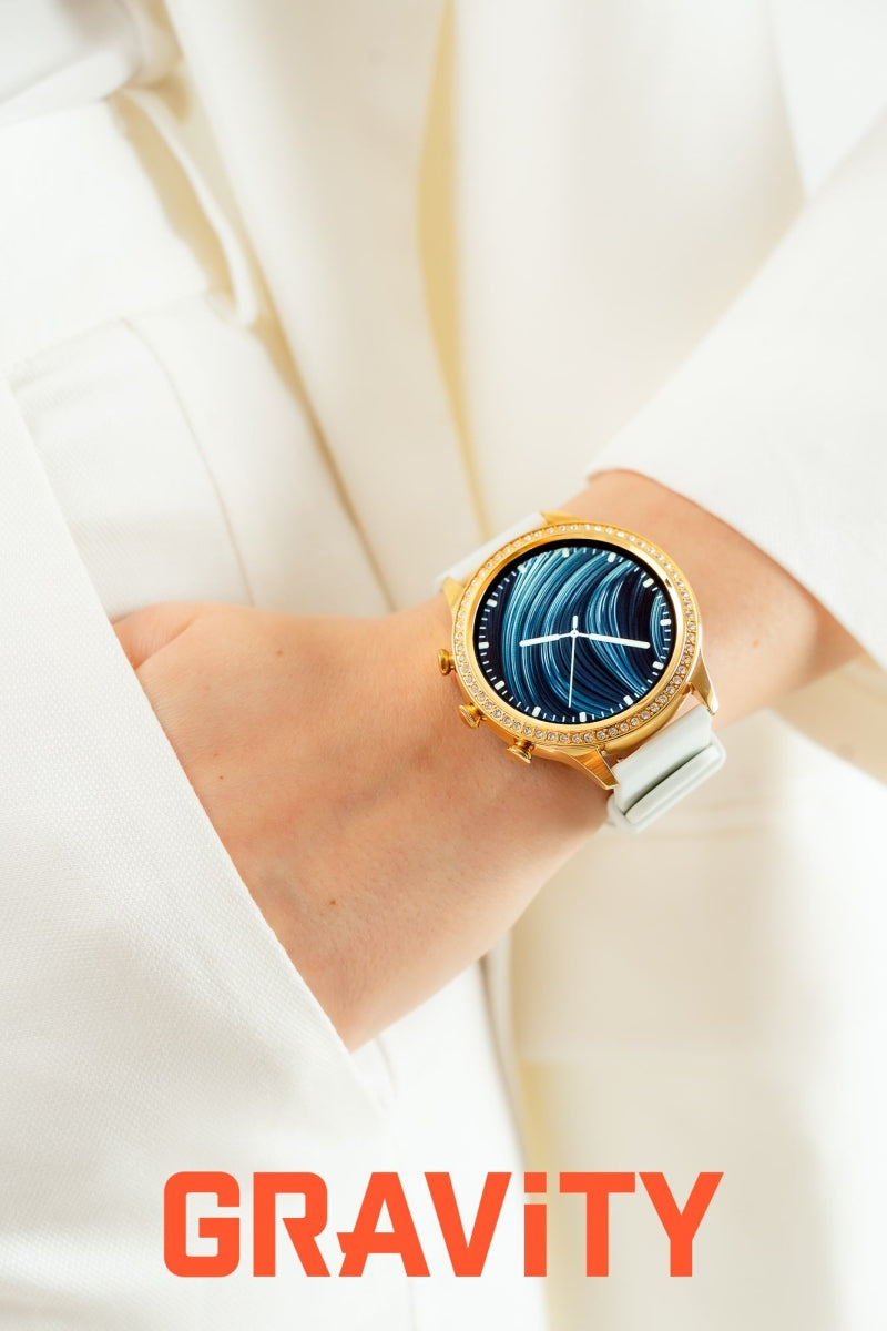 Smartwatch Gravity Złoty Pasek i Bransoleta GT5-2 – zdjęcie 11