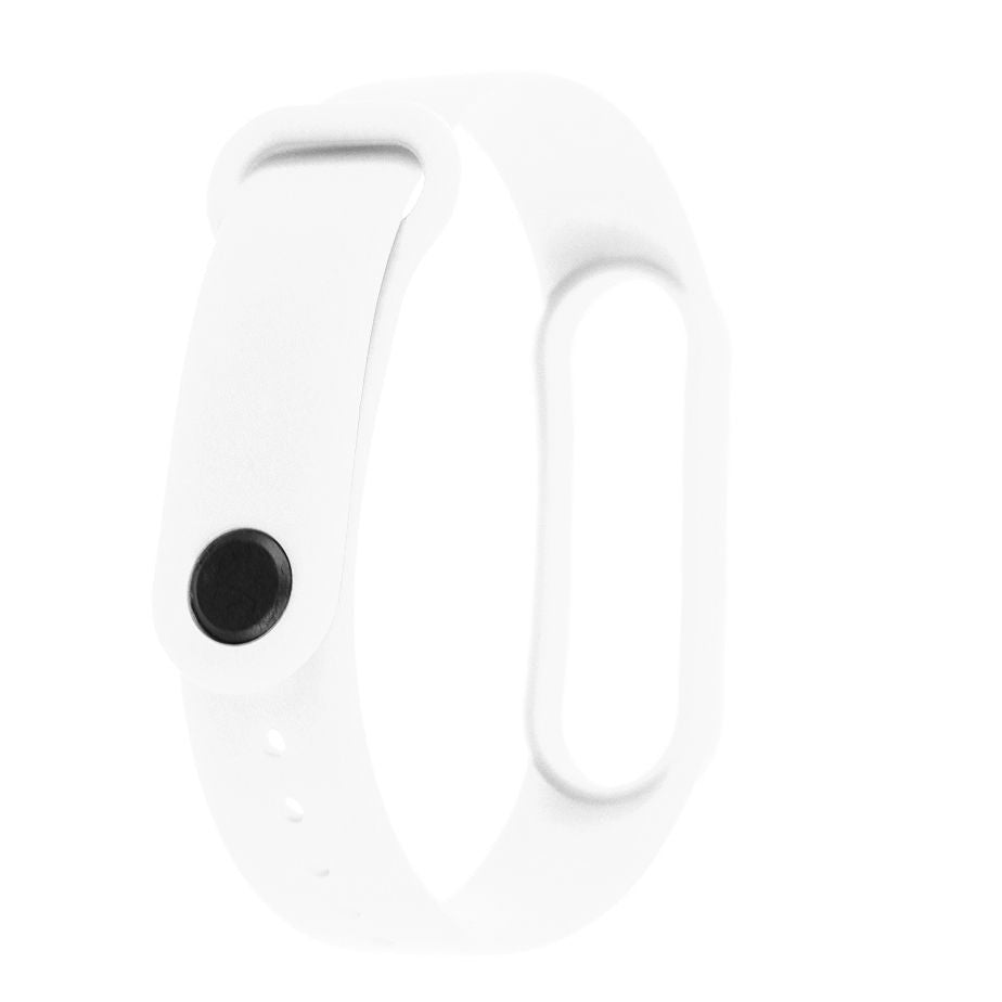 Pasek silikonowy do Xiaomi 5/6 - biały – zdjęcie 3