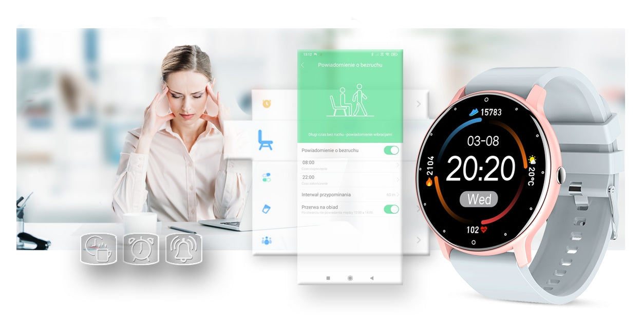 Smartwatch Damski Gravity GT1-8 – zdjęcie 15