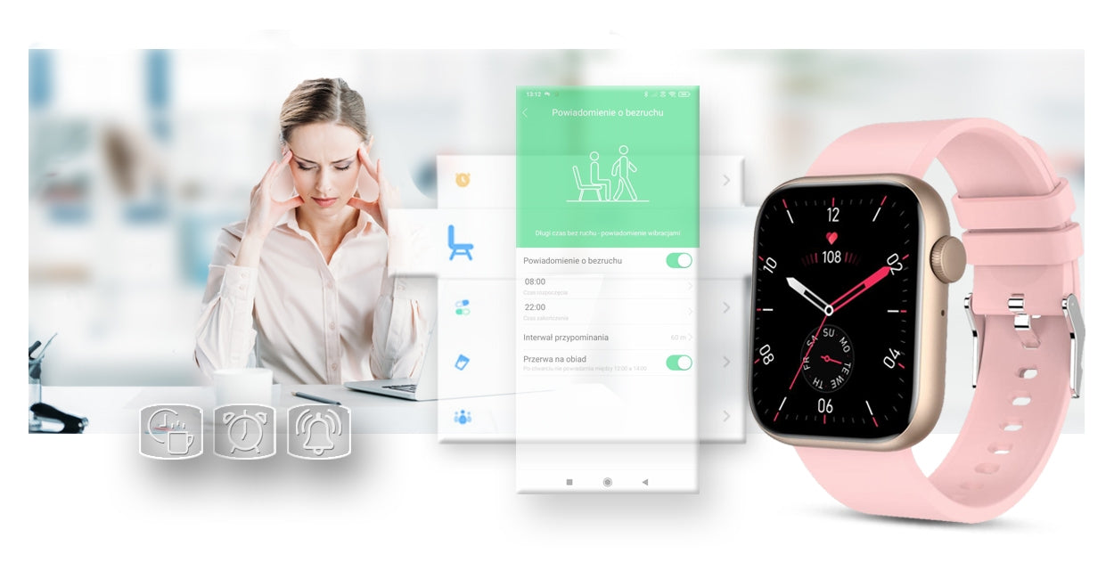 Smartwatch Damski Gravity GT3-1 – zdjęcie 16