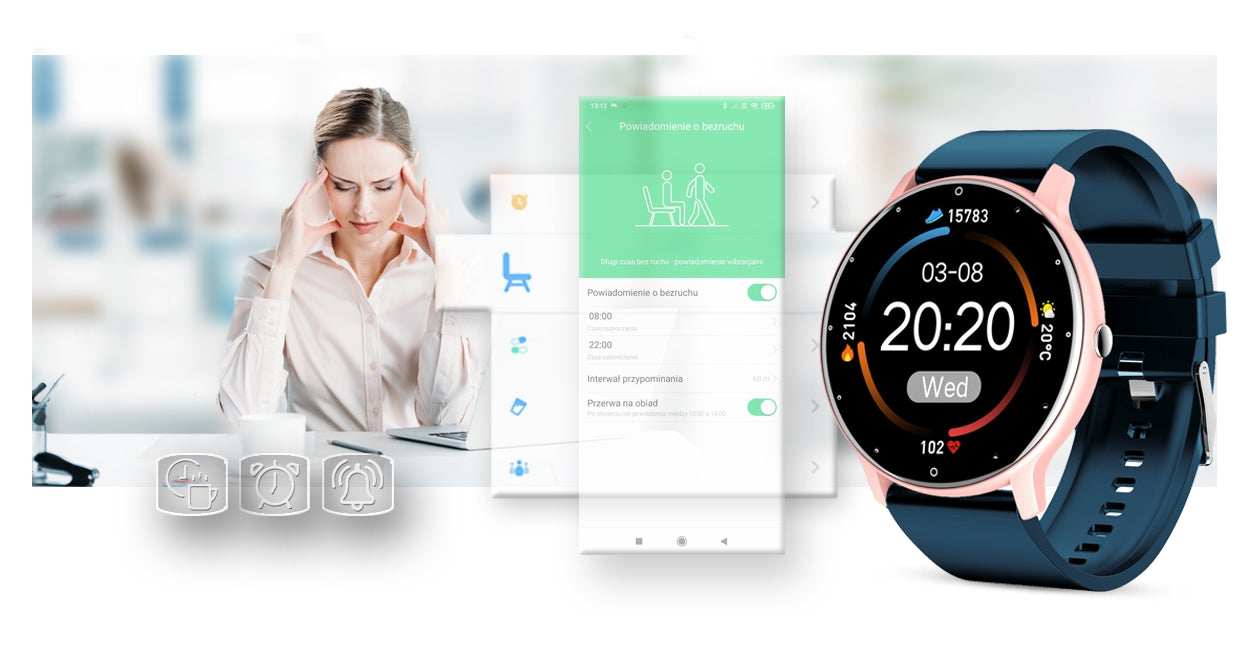 Smartwatch Damski Gravity GT1-4 – zdjęcie 14