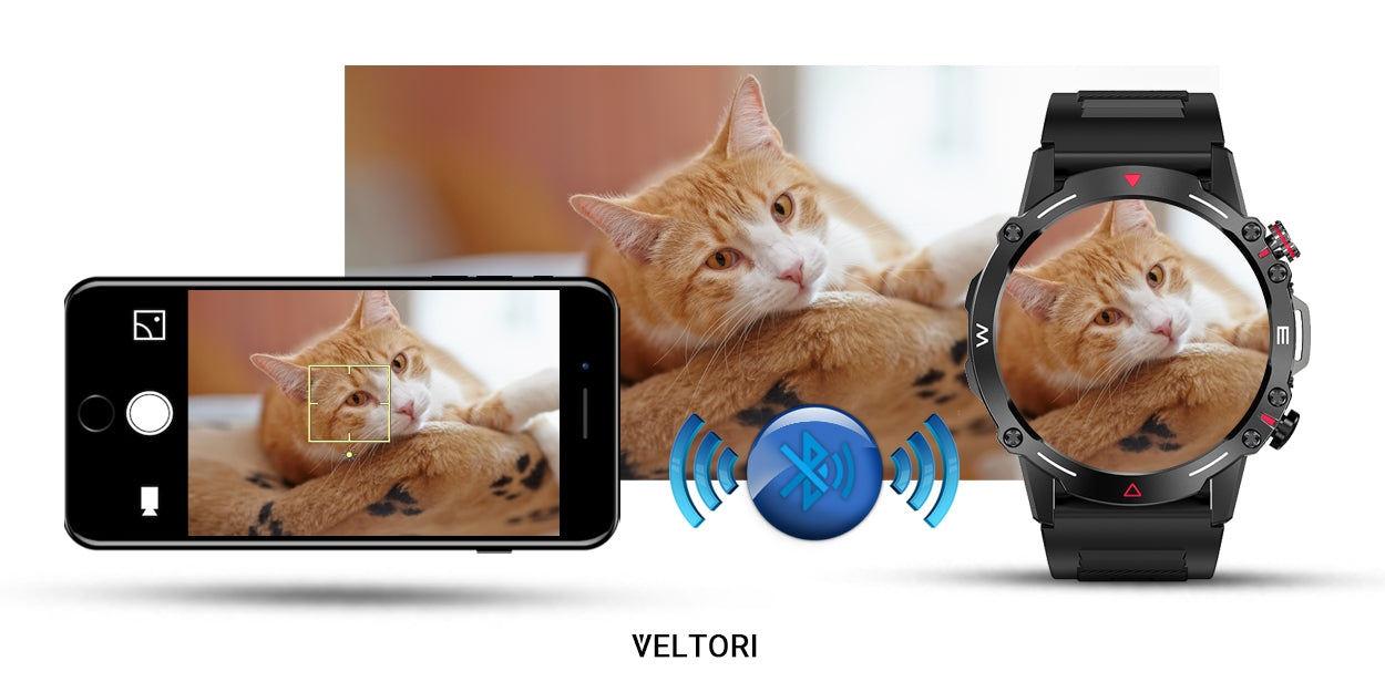 Smartwatch VELTORI VT110-1 Czarny Pasek Silikonowy – zdjęcie 13