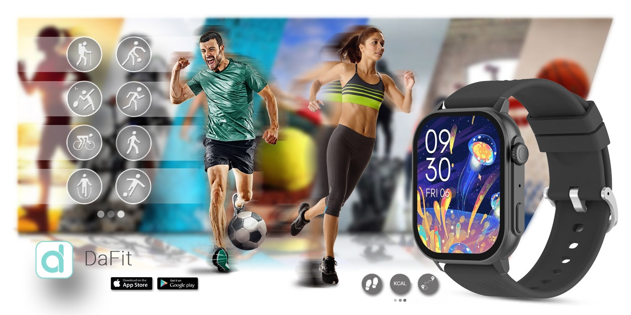 Smartwatch Gravity GT15-5 Czarny Pasek Silikonowy + Tytanowa Bransoleta – zdjęcie 16