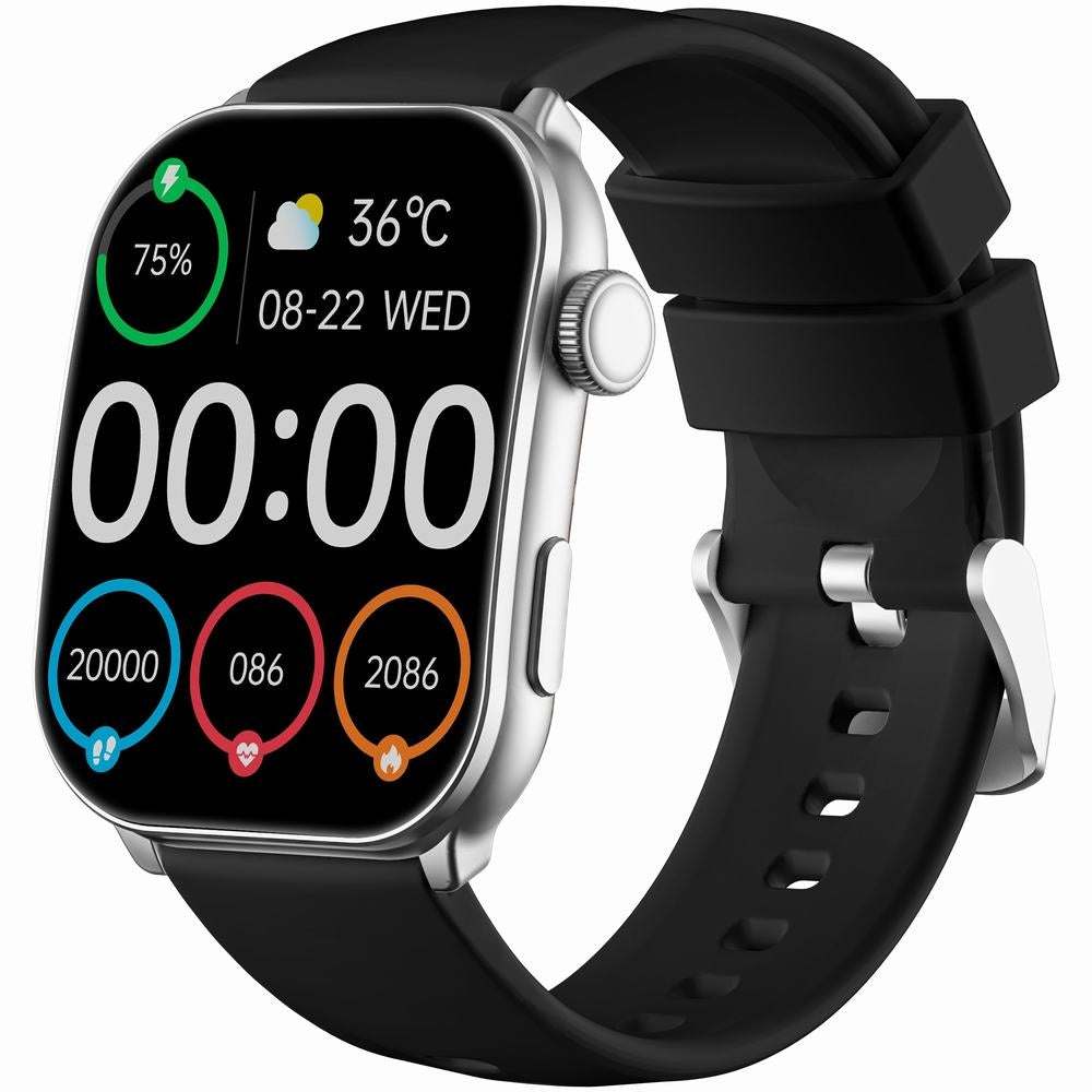 Smartwatch Damski GRAVITY GT28-9 Pasek + Bransoleta Czarno Srebrny – zdjęcie 3
