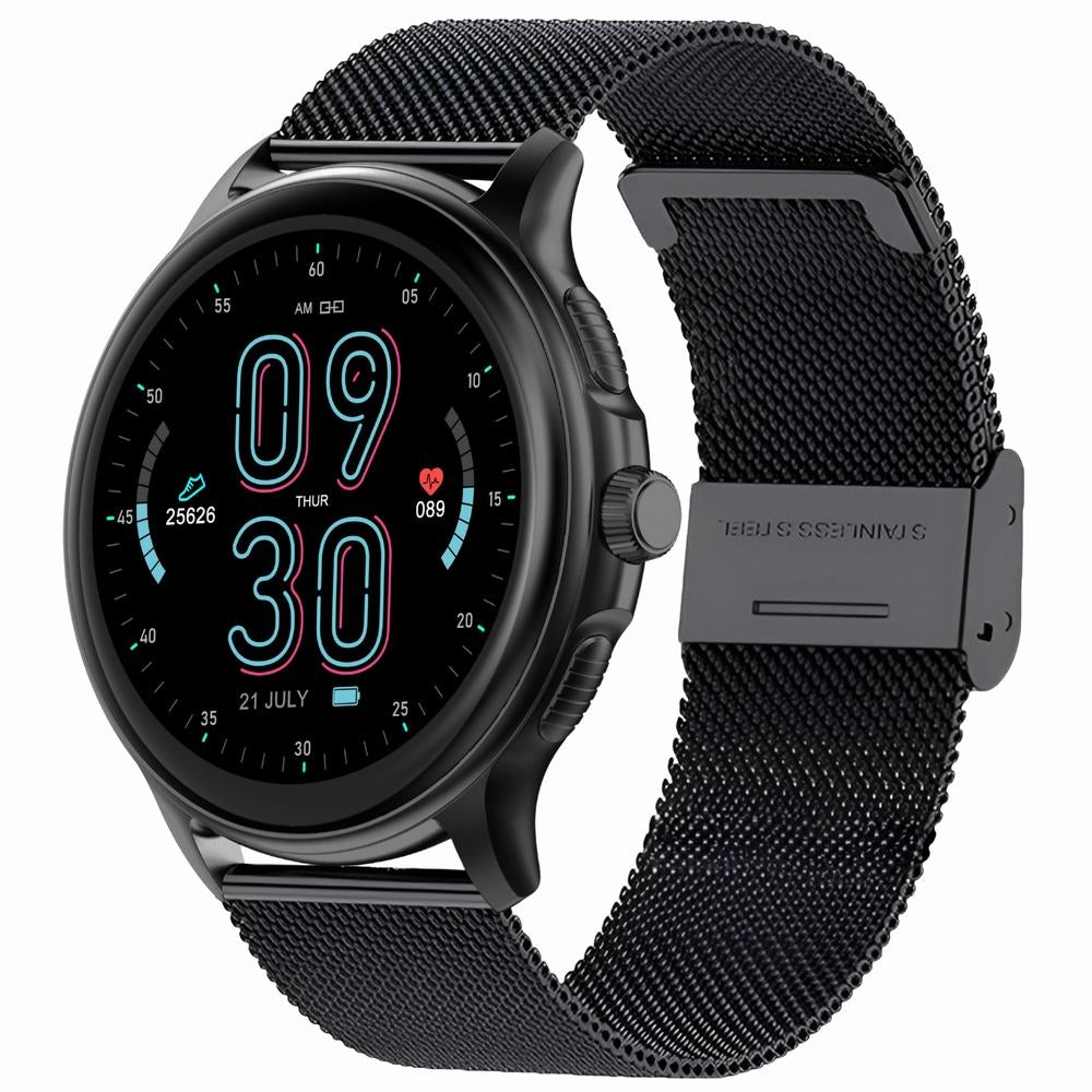Smartwatch Damski GRAVITY GT12-1 Czarny Pasek Silikonowy + Czarna – zdjęcie 3