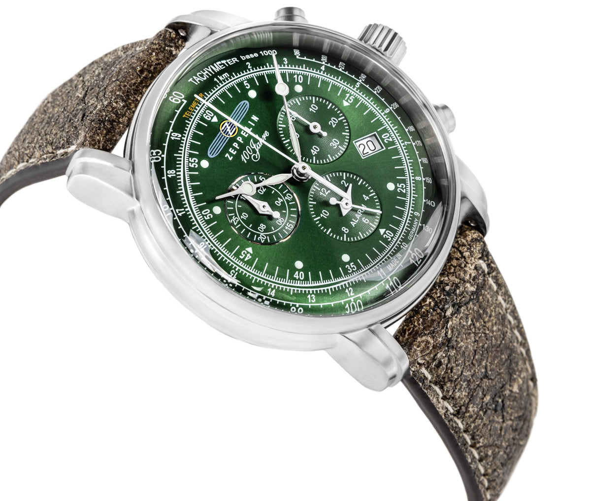 Zegarek Męski ZEPPELIN 100 Jahre Chronograph 8680-4 + BOX – zdjęcie 3