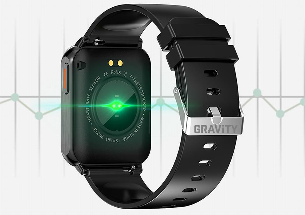Smartwatch Gravity Czarny 2 Paski GT17-7 – zdjęcie 4
