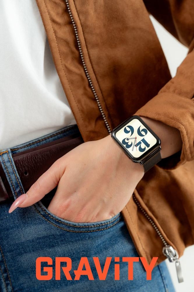 Smartwatch Gravity Biało Czarny 2 Paski GT17-8 – zdjęcie 3
