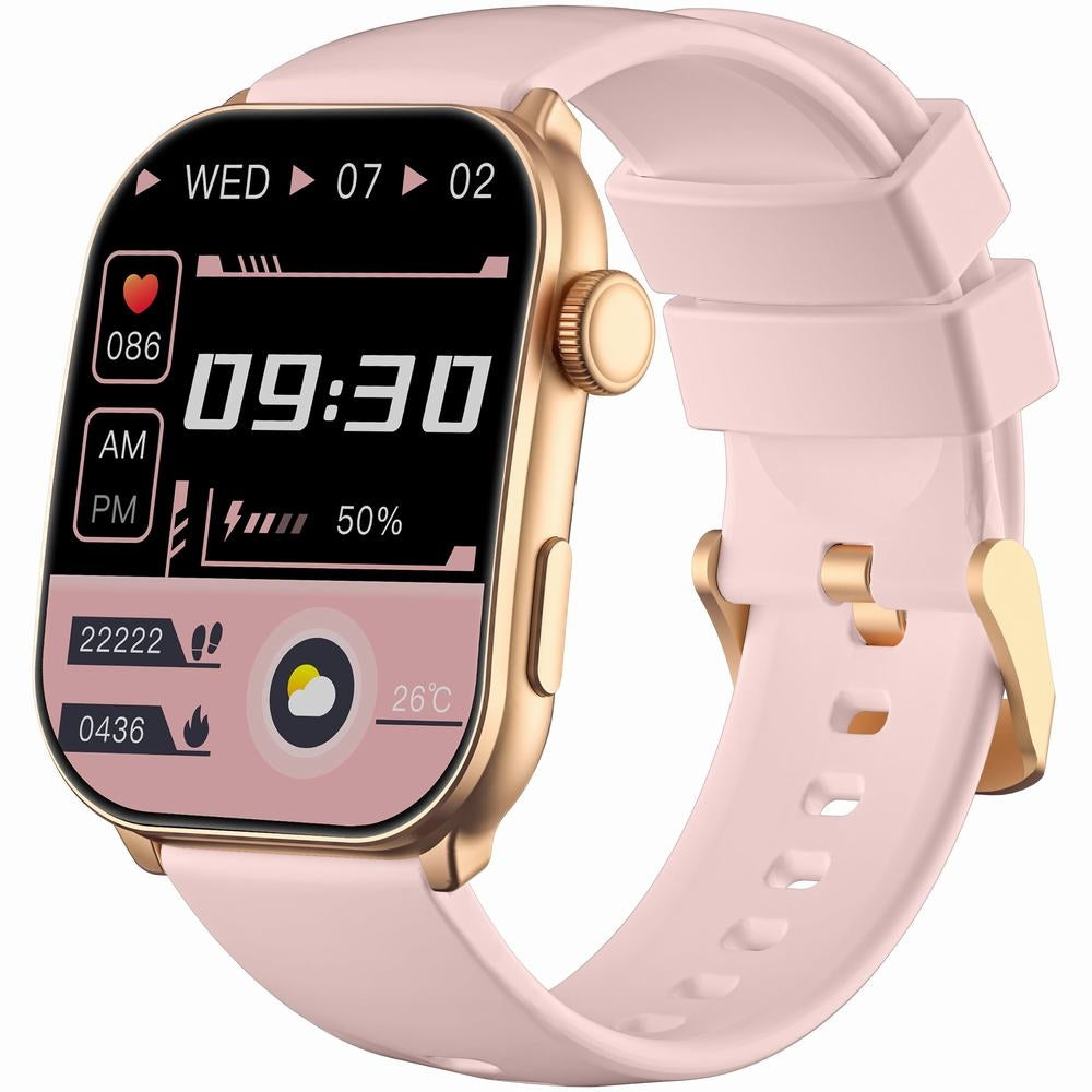 Smartwatch Damski GRAVITY GT28-6 Pasek + Bransoleta Różowe złoto Różowy – zdjęcie 3