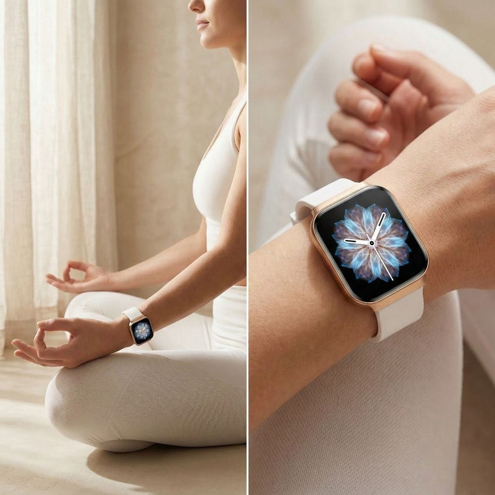 Smartwatch Gravity Różowe Złoto Pasek + Bransoleta GT44-1 – zdjęcie 3