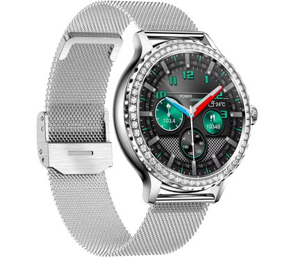 Smartwatch Damski Rubicon RNCF19-1 Silver  Bransoleta + Pasek – zdjęcie 3