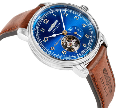 Zegarek Męski ZEPPELIN Méditerranée Open Heart Automatic 9666-3 + BOX – zdjęcie 3