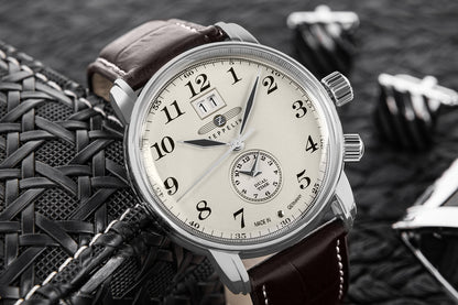Zegarek Męski ZEPPELIN LZ127 Graf Zeppelin Dual Time 7644-5 + BOX – zdjęcie 3