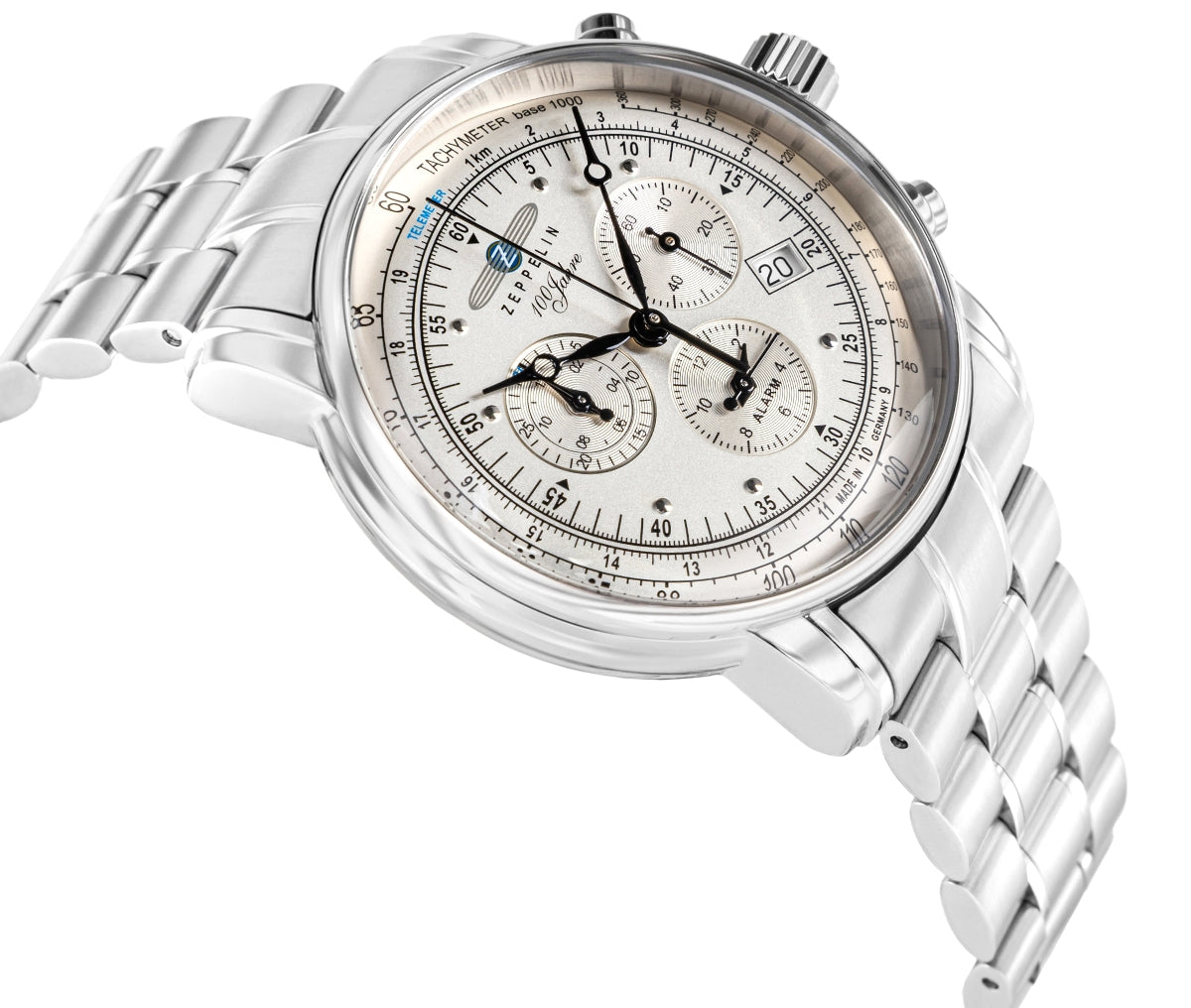 Zegarek Męski ZEPPELIN 100 Jahre Chronograph 7680MB-1 + BOX – zdjęcie 3