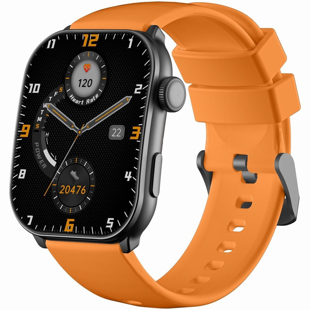 Smartwatch Męski GRAVITY GT28-2 Pasek + Bransoleta Pomarańczowo Czarny – zdjęcie 3