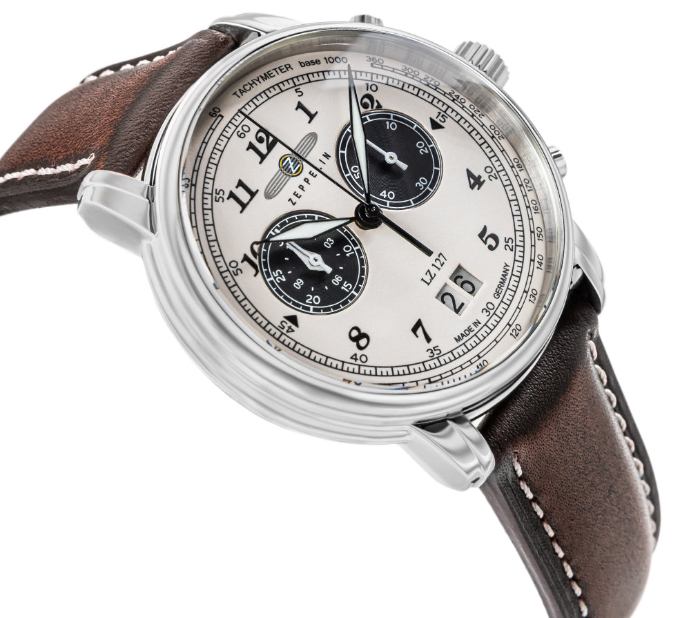 Zegarek Męski ZEPPELIN Graf Chronograph LZ 127 + BOX – zdjęcie 3