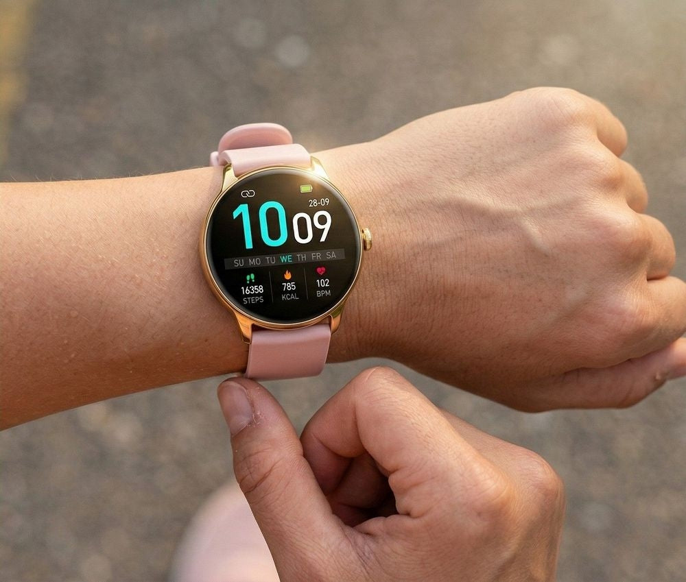 Smartwatch Gravity Złoty Pasek + Bransoleta GT31-1 – zdjęcie 3