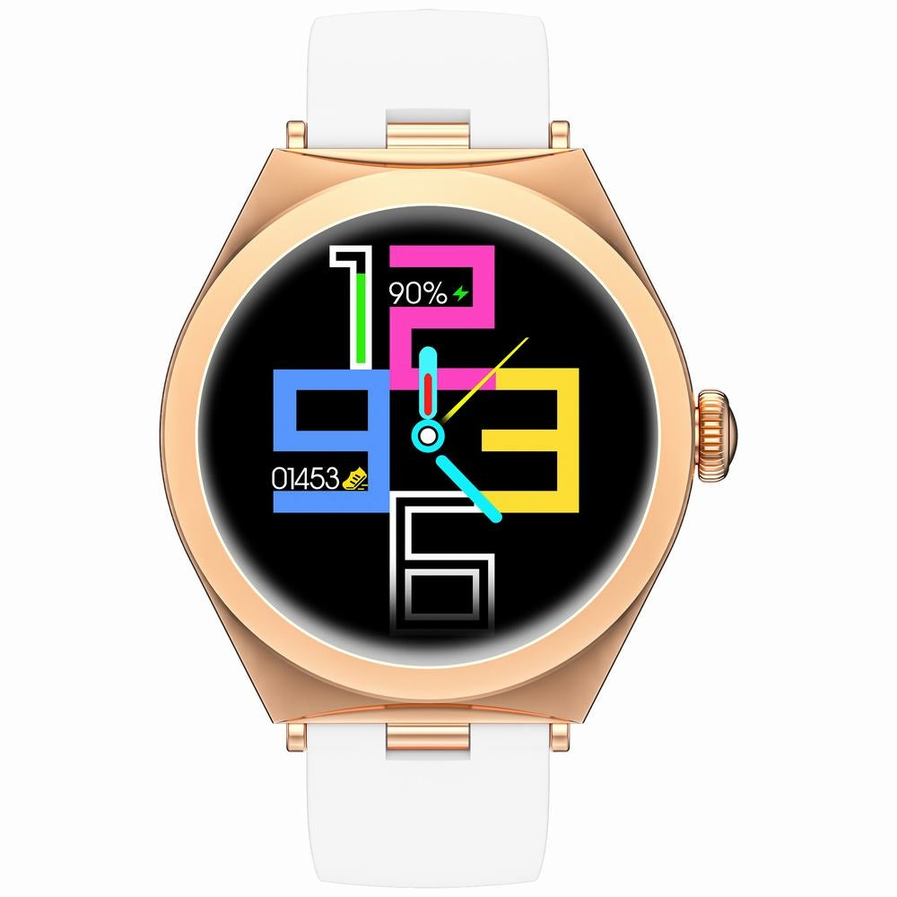 Smartwatch Gravity Różowe Złoto Biały GT25-4 – zdjęcie 3